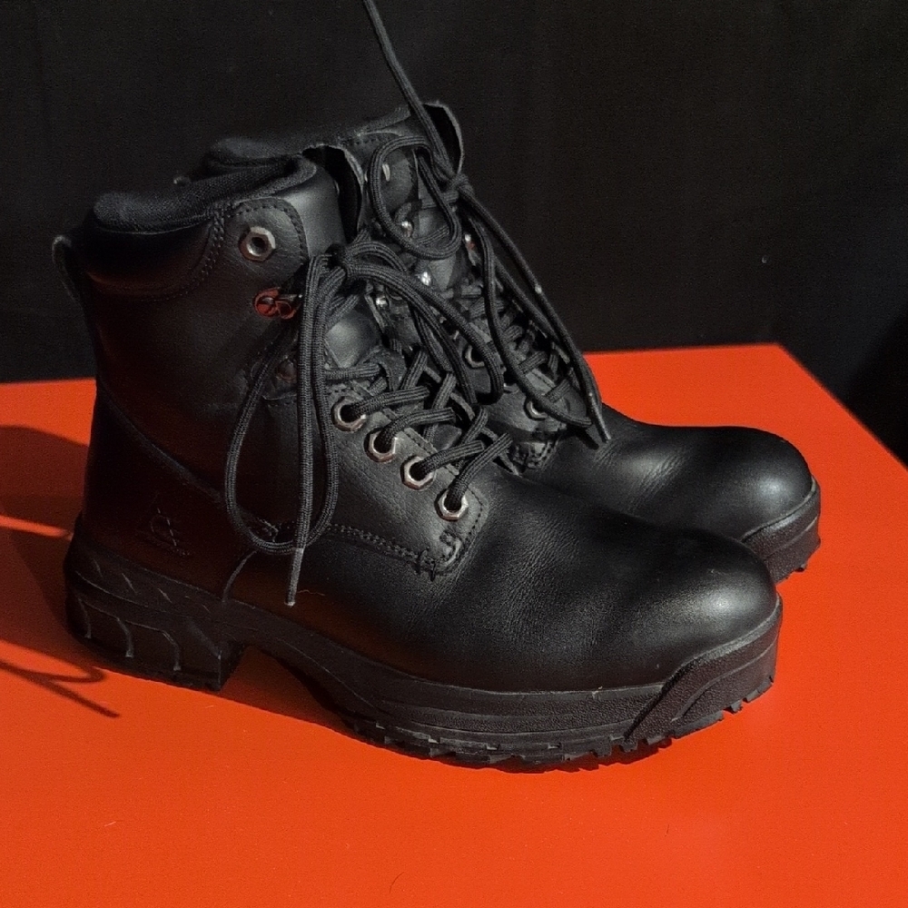 Black Leather Men's Boots